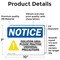 Signmission Isolation Area Please Practice Sign, Vinyl Decal, 10in W x 7in L, 2PK OS-2PACK-NS-D-710-L-13728 - alternate 4